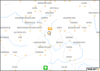 map of Du