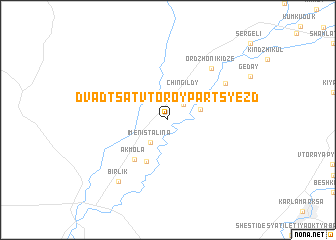 map of Dvadtsatʼ Vtoroy Partsʼyezd