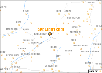 map of Dvaliantkari