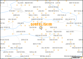 map of Dvareliškiai