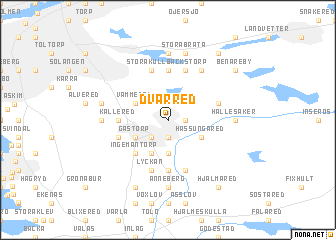map of Dvärred