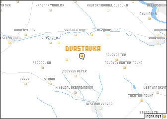map of Dva Stavka