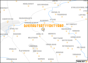 map of Dvenadtsatyy Oktyabr\