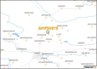 map of Dvinskoye