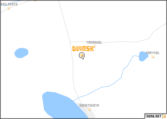 map of Dvinsk