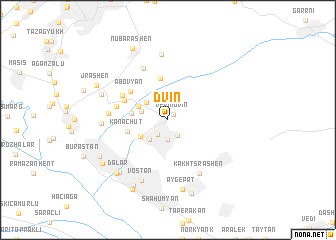 map of Dvin