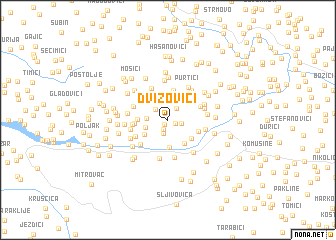 map of Dvizovići