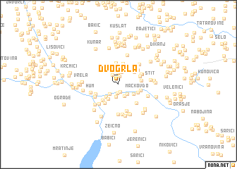 map of Dvogrla