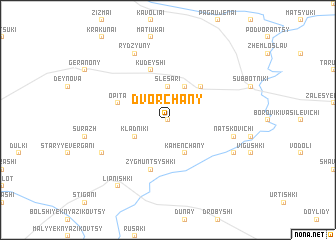 map of Dvorchany