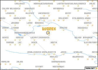 map of Dvorek