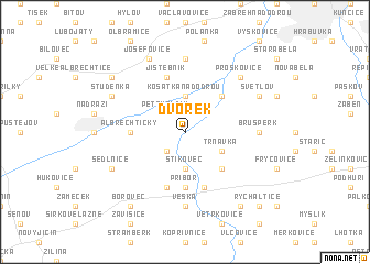 map of Dvorek