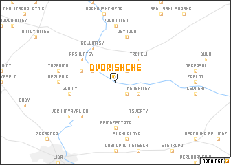 map of Dvorishche