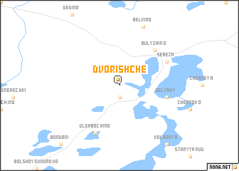 map of Dvorishche