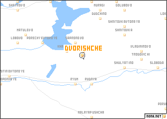 map of Dvorishche