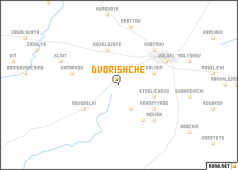 map of Dvorishche