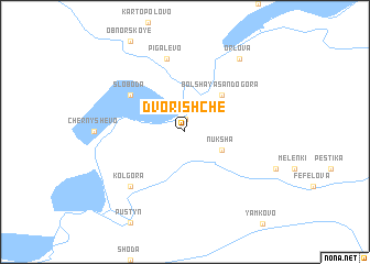 map of Dvorishche
