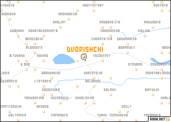 map of Dvorishchi