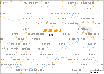 map of Dvořisko