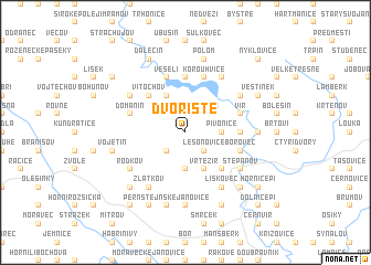 map of Dvořiště