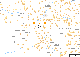 map of Dvorište