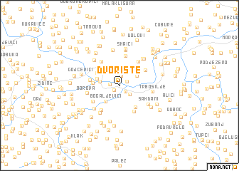 map of Dvorište