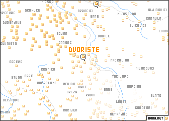 map of Dvorište