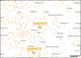 map of Dvorište