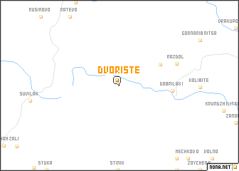 map of Dvorište
