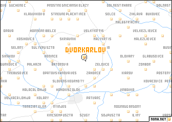 map of Dvor Karlov