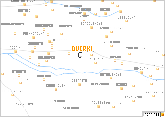 map of Dvorki