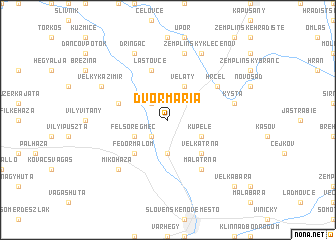 map of Dvor Maria