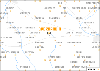 map of Dvor Nandin