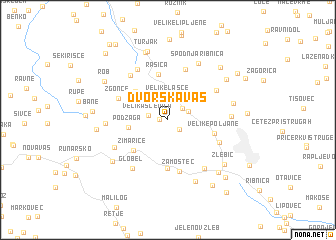 map of Dvorska Vas