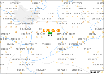 map of Dvorska