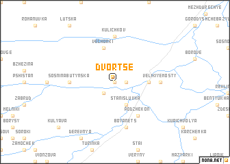 map of Dvortse