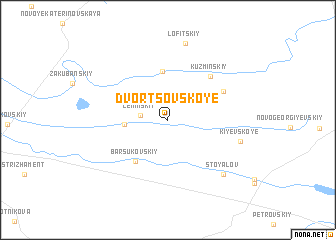 map of Dvortsovskoye