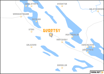 map of Dvortsy