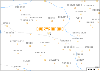 map of Dvoryaninovo