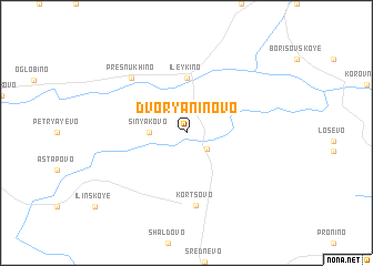 map of Dvoryaninovo