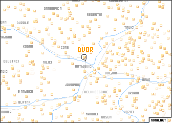 map of Dvor