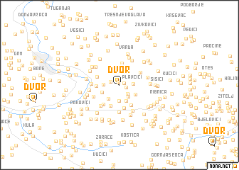 map of Dvor