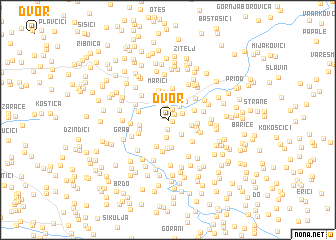 map of Dvor