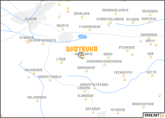 map of Dvoyëvka