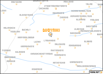 map of Dvoyniki