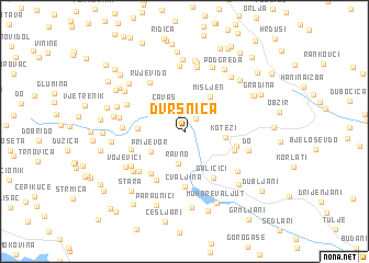 map of Dvrsnica