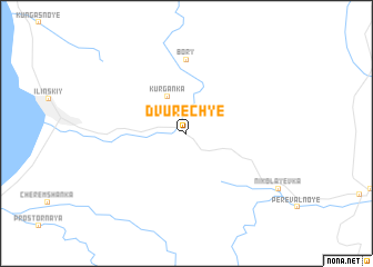 map of Dvurech\