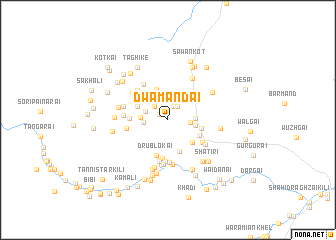 map of Dwā Mandai