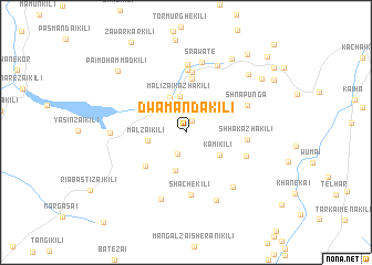 map of Dwa Mānda Kili