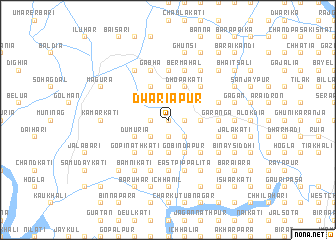 map of Dwāriāpur