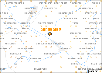 map of Dwarsdiep